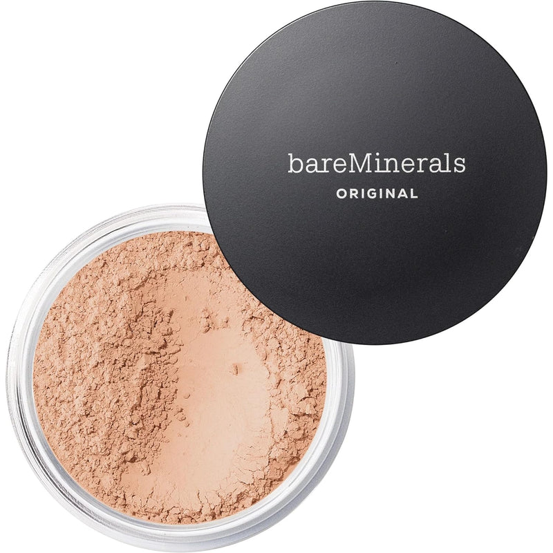 bareMinerals Original Loose Powder Foundation SPF 15, Lightweight Mineral Loose Powder Foundation Makeup, Buildable Coverage, Talc Free, Vegan Infinity Warehouse