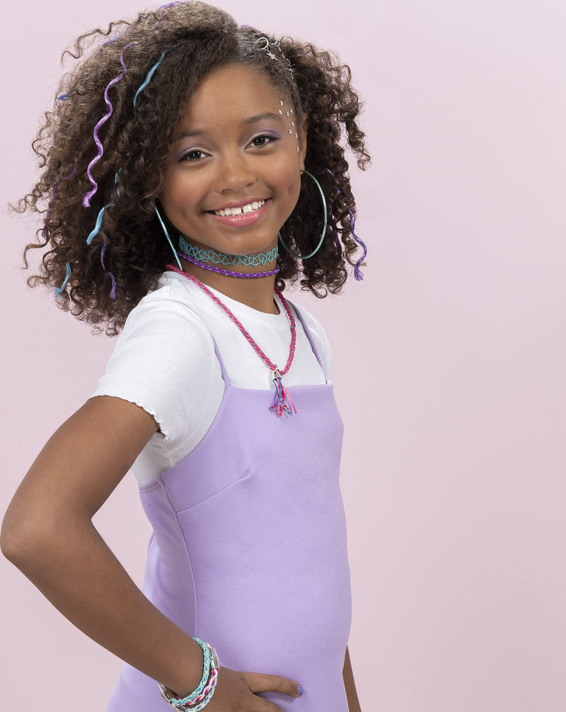 Cool Maker, Hollywood Hair Extension Maker for Girls with 6 Bonus Extensions (18 Total) and Accessories, Cool Maker
