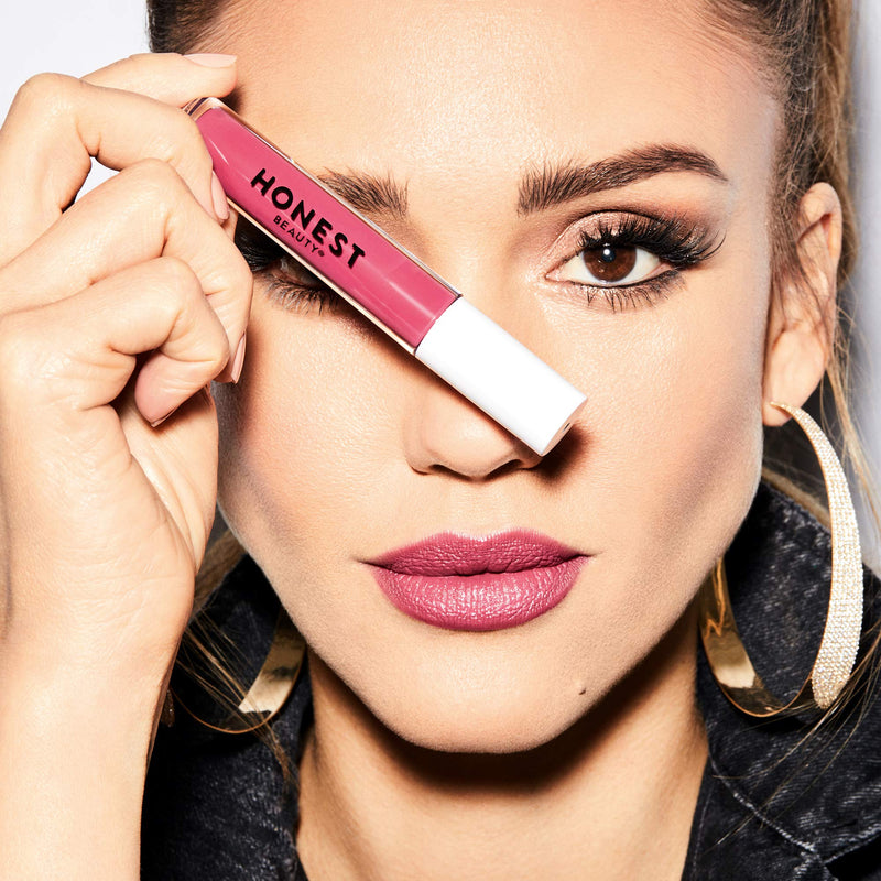 Honest Beauty Liquid Lipstick, Passion with Avocado oil + Hyaluronic Acid |Lasting Hydration | EWG Certified + Dermatologist tested & Vegan + Cruelty free | 0.12 fl. oz. Honest Beauty