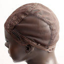 Bella Hair Glueless Wig Caps for Making Wigs with Combs and Adjustable Straps Swiss Lace Brown Medium Size Bella Hair