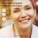 True Collagen Marine | 11,000 mg Hydrolyzed Collagen Liquid Supplement - 500 ml, 20 Day Supply | Hyaluronic Acid, Biotin and Vitamin C to Support Healthy Hair, Skin and Nails | Sugar-Free & Fat-Free Infinity Warehouse