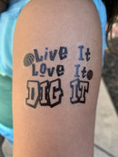 Volleyball Softball Gift for Girls Team Player Temporary Tattoo Pack of 24 (Volleyball) Daisy Lane