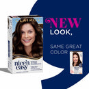 Clairol Nice'n Easy Permanent Hair Dye, 4G Dark Golden Brown Hair Color, 1 Count Clairol