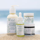 Kelp Tamanu Oil Night Cream Hydrating Face Moisturizer Reparative Skin Softening Skincare - Nighttime Anti Aging Facial Lotion for Women & Men - 1 Oz