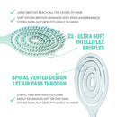 Fiora Naturals Hair Detangling Brush -100% Bio-Friendly Detangler hair brush w/ Ultra-soft Bristles- Glide Through Tangles with Ease - For Curly, Stright, Women, Men, Kids, Toddlers, Wet and Dry Hair Fiora Naturals