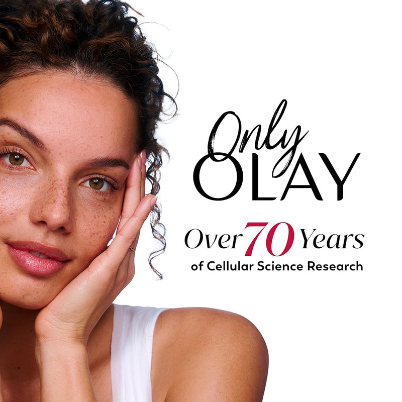 Olay Super Serum - Niacinamide, Vitamin C & E, Collagen Peptide, AHA - 5-in-1 Skin Care Benefits for Face - Healthy Glow, Brightening, Hydrating, Smoothing, Firming, Evens Tone, Anti-Aging, 1.7 Oz Infinity Warehouse