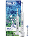 Oral-B Kids Electric Toothbrush with Coaching Pressure Sensor and Timer, New! Sparkle & Shine Oral-B