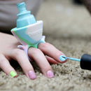 tweexy - 2 pack - Spa Green and Unicorn Wearable Nail Polish Holders tweexy