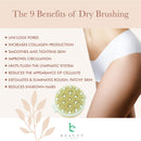 Dry Brushing Body Brush - Round Exfoliating Brush, Body Brush, Dry Brush for Cellulite and Improved Lymphatic Drainage Massager & Body Scrubber Brush for Skin & Body Exfoliator, Skin Brush… Beauty by Earth