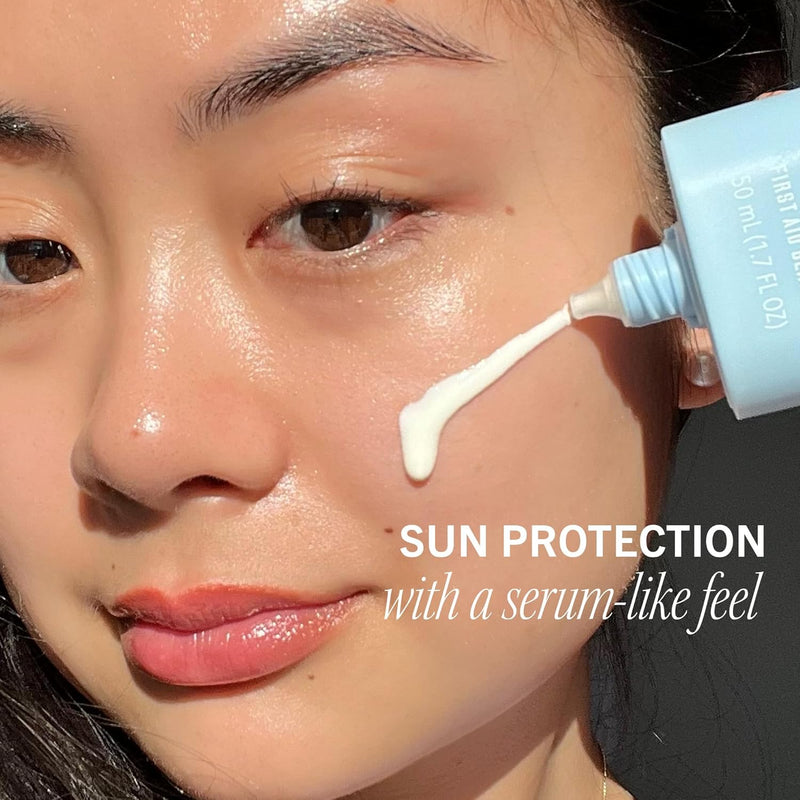 First Aid Beauty Hydrating Sunscreen Milk with Colloidal Oatmeal SPF 45 | Broad Spectrum | Non-comedogenic | Helps Nourish Skin | with Organic UV Filters & Glycerin | 24-hour Hydration | 1.7 oz Infinity Warehouse