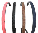 Scunci The Most Comfortable Headband Ever, Flexible No-Slip Grip, 2-pcs per Pack in Assorted Colors (1-Pack) Scunci