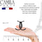 Camila Paris CP1432 French Hair Clip for Women, Tokyo 3 Teeth Ponytail Holder, Girls Hair Claw Clips Jaw Fashion Durable Styling Hair Accessories for Women, Strong Hold No Slip Grip, Made in France Camila