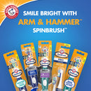 ARM & HAMMER Spinbrush PRO+ Deep Clean REFILLs– Spinbrush Battery Powered Toothbrush Removes 100% More Plaque- Soft Bristles -Two Replacement Heads Arm & Hammer