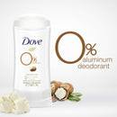 Dove Antiperspirant Deodorant Stick for 48 Hour Protection And Soft And Comfortable Underarms, Shea Butter, Deodorant for Women, 4 Count, 2.6 Ounce Dove