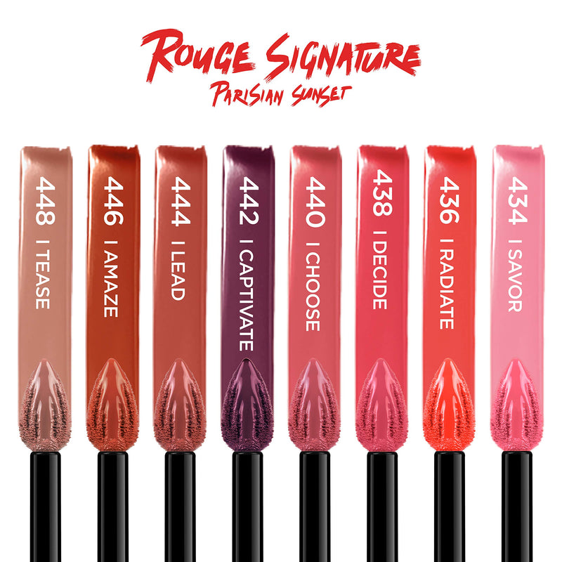 L'Oreal Paris Makeup Rouge Signature Matte Lip Stain, I Radiate 0.23 Ounce L'Oreal Paris