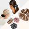 Scrunchies Hair Ties Accessories for Girls Women's Hair Big Velvet Cute Scrunchy Large Jumbo Giant Huge Scrunchie Bulk Pack Hairbands For Thick Curly Hair No Crease Soft Elastic Hair Bands Ivyu