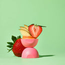eos Super Soft Shea Sphere Lip Balm - Strawberry Peach | Deeply Hydrates and Seals in Moisture | Sustainably-Sourced Ingredients | 0.25 oz eos