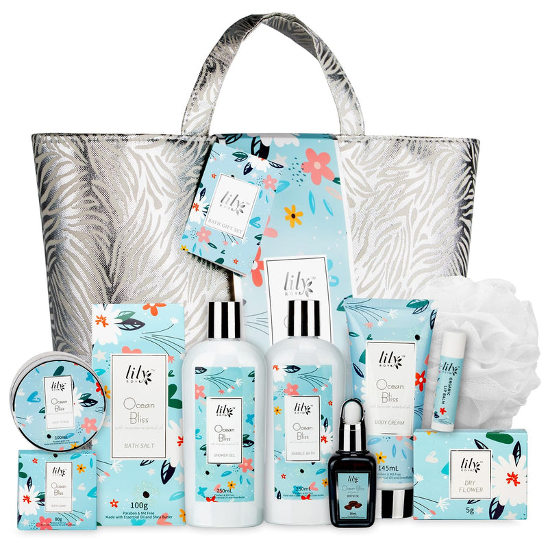 19 Pcs Rose Gifts Spa Gift Set Bath and Body Gifts Basket Set For Women Bath Spa Gift Baskets Set for Women Mom Mothers Day Christmas Birthday Valentines Gifts Spa Kit for Women Mom Gift
