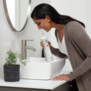 Waterpik Cordless Pearl Rechargeable Portable Water Flosser for Teeth, Gums, Braces Care and Travel with 4 Flossing Tips, ADA Accepted, WF-13 White Waterpik