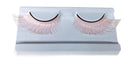 Alluring Synthetick Mink Lashes Reusable Strip False Eyelashes Hand-made Cat-Eye, Fun Color Lashes - LIGHT PINK Alluring