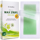 Avashine Body Wax Strips, Waxing Kit Contains 64 Strips Avashine