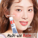 I’M MEME Pep! Balm | Multi-use Lip and Cheek Tint with Shea Butter | Liquid Blush and Lip Stain Balm in One | 002 Oh-oh | K-Beauty I'M MEME