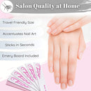 Tammy Taylor Peel N Stick Zebra 100 Grit Professional, Washable Nail Files and Emery Board for a Long Lasting Smooth Manicure/Pedicure Finish (25 pcs) Tammy Taylor Store