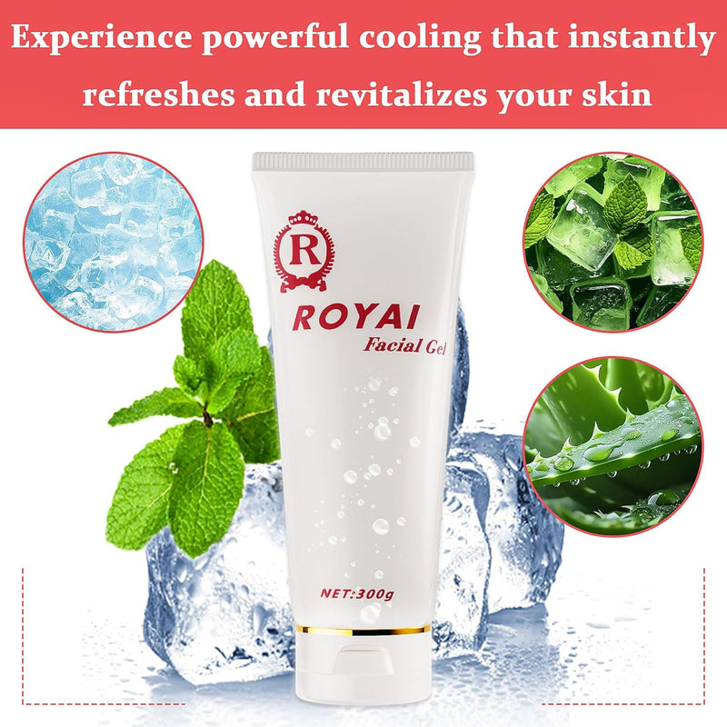 3 Pcs Cooling Gel for Hair Removal Device Skin Care, Cooling for Laser Hair Removal.Primer Gel for Beauty Facial Body Skin Care Machine for Women and Men (3) - Infinity Warehouse