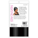 Stay On Satin Hair Wrap Tie Up Womens Head Scarf for Sleeping, Black Stay On Satin