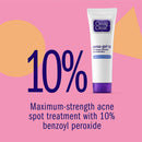 Clean & Clear PersaGel 10 Acne Medication Spot Treatment with Maximum Strength 10 Benzoyl Peroxide Topical Pimple Cream Acne Gel medication for Face Acne with Benzoyl Peroxide, 4 Count Clean & Clear