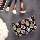 Cosmetic Bag MRSP Makeup bags for women,Small makeup pouch Travel bags for toiletries waterproof Dead Sugar Skull (particular 51711) MRSP