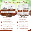 Real Mushrooms Reishi Mushroom Powder - Handpicked Organic Mushroom Extracts - Red Reishi for Tranquil Daily Wellness with Verified Beta Glucans Vegan, Non-GMO, No Grain Fillers, 45 Servings Infinity Warehouse