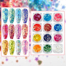 Makartt Gel Nail Polish Kit 6 Fall Winter Colors with Nail Decorations Kit Bundle Makartt