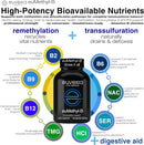 Methylated B Complex Vitamins Riboflavin B6 B12 Folate L-Serine NAC & TMG Supplements Brain Heart MTHFR Immune Support - Methylated Multivitamin L Methylfolate Active 5-MTHF (180) Dr Ekberg euMethyl-B Infinity Warehouse