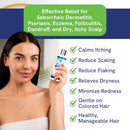 Sulfate-Free and Fragrance Free Shampoo and Conditioner Set, Safe for Seborrheic Dermatitis, To Soothe Dry and Itchy Scalp - Anti-Dandruff Shampoo and Conditioner for Dry Scalp (16oz) Infinity Warehouse