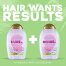 OGX Kandee Johnson Collection Hugs & Kisses Ultra Hydrating Shampoo for Color-Treated Hair, Gentle Sulfate-Free Surfactants to Help Protect Hair Color, Semi-Sweet Floral Scent, 13 fl. oz OGX Store