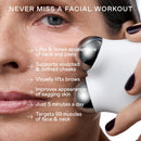 NUFACE MINI+ Microcurrent Face Massager Device, FDA-Cleared - Neck & Facial Sculpting Tool for Skin Tightening, Contouring, Depuffing, Toning & Support Lymphatic Drainage + Activator Gel, Violet Dusk Infinity Warehouse
