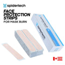 Face Protection Strips | Protect the Sensitive Skin On Your Face From Injury, Irritation, Scarring and Burns | I-shaped PowerStrips | One Size Fits Most (Pack of 50) Spidertech