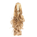 OneDor 20" Curly Synthetic Clip In Claw Drawstring Ponytail Hair Extension Synthetic Hairpiece 190g with a jaw/claw clip (R18/22) Onedor