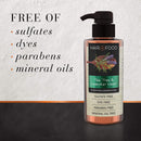 Hair Food Sulfate Free Purifying Shampoo & Conditioner with Hemp Extract & Manuka Honey Repair Serum Bundle, Paraben & Dye Free Hair Food Store