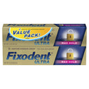 Fixodent Ultra Max Hold Denture Adhesive, 2.2 Ounce, Pack of 2 Fixodent