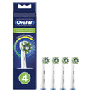 Oral-B CrossAction Toothbrush Head with CleanMaximiser Technology, Pack of 4 Counts Oral-B