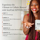 Serovital Advanced - Anti-Aging Supplement - HGH Supplement for Women – Supports Energy, Sleep, Weight Management, Metabolism, Skin - 30 Servings Infinity Warehouse