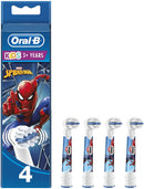 Oral-B Kids Replacement Brush Heads for Marvel Spider-Man Characters - Pack of 4 - Specially Designed for Kids 3 Years Oral-B