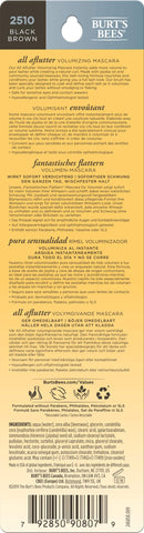 Burt’s Bees 100% Natural Origin Volumizing Mascara, Black Brown, 0.32 Ounce Burt's Bees