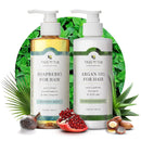Caffeine Shampoo & Argan Oil Conditioner – For Hair Volumization – Bundle by Tree To Tub – Volumizing Shampoo & Hydrating Conditioner with Soapberry Tree to Tub