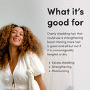 hers triple threat shampoo for hair that feels and looks thicker and stronger with biotin, saw palmetto, pumpkin seed oil, lightly scented with rose, helps control hair shedding, 2 pack, 6.4oz Infinity Warehouse