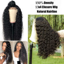 Water Wave Lace Front Wigs Human Hair pre plucked 16 inch Human Hair Transparen Lace Front Wigs for Women Water Wave Lace Front Wig 150% Density Beauty Lumina