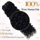 Hetto Curly Clip in Extensions Human Hair