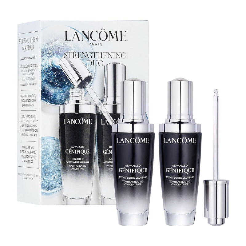 Lancôme Advanced Génifique Radiance Boosting Anti-Aging Face Serum - Visibly Hydrates & Plumps Skin - with Bifidus Prebiotic, Hyaluronic Acid & Vitamin Cg Infinity Warehouse